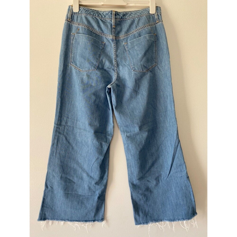 Mossimo Denim Women's Blue High Rise Wide Leg Jeans Size 14/32